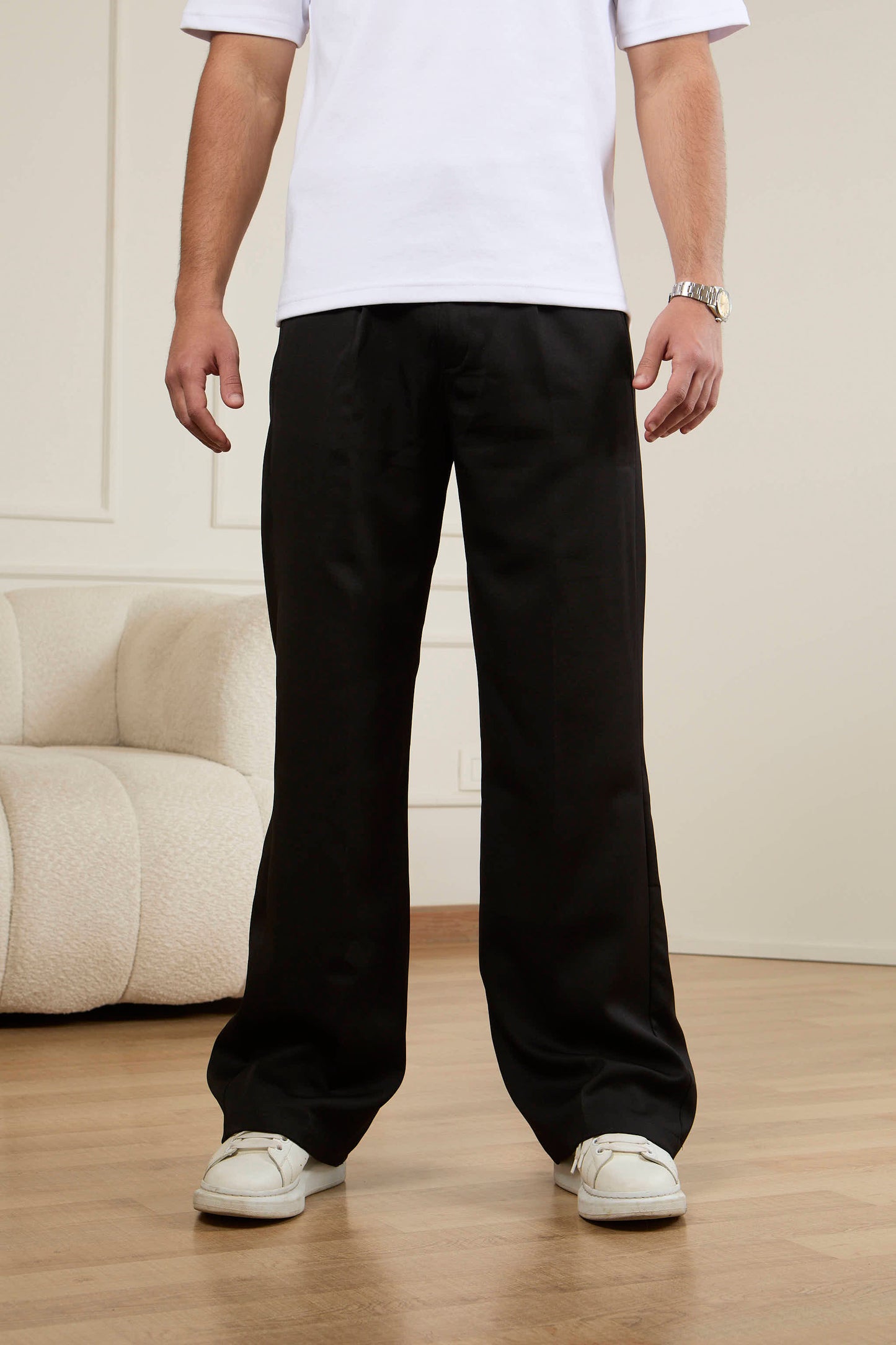 Pleated Wide Pants